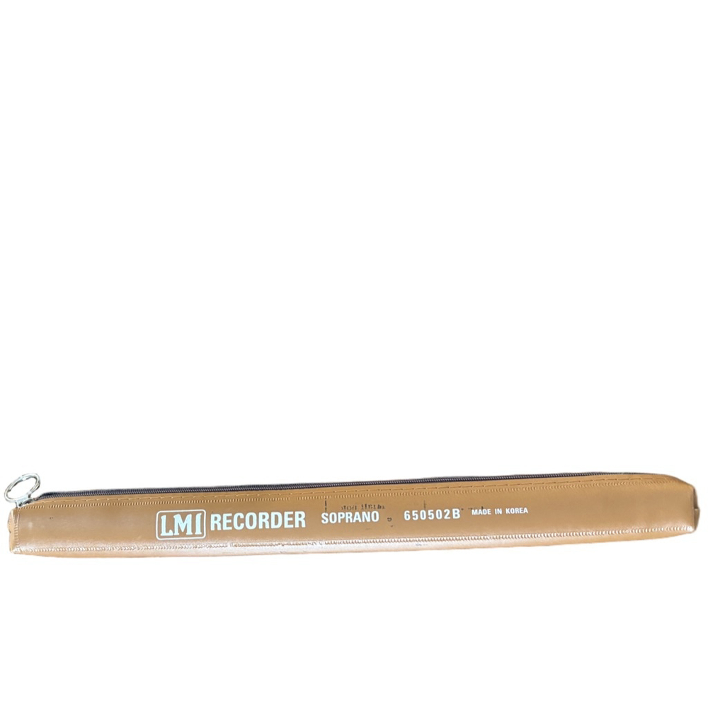LMI Soprano Recorder with Case and Manual, Brown/Black, One Size